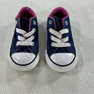 Converse All Star Blue/Pink Toddler Shoes Size 5